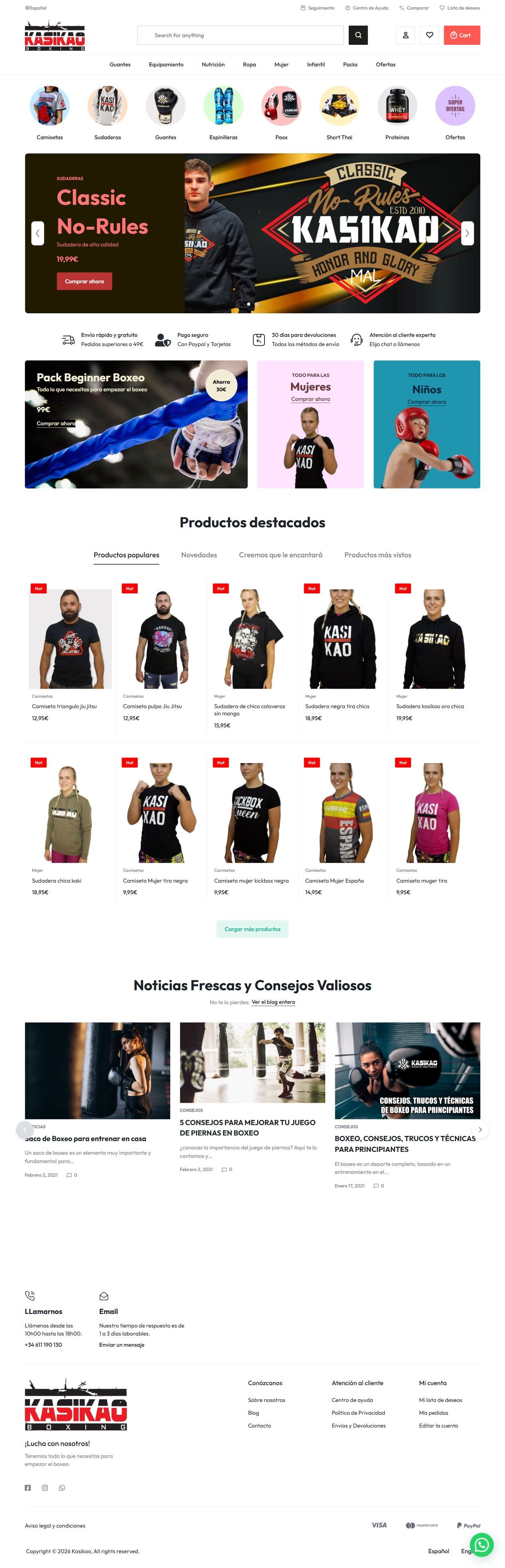 Aperçu du site Kasikao